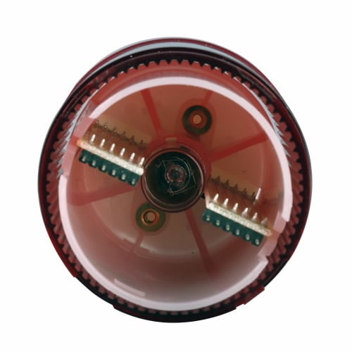 E26B2V2 E26 Standard Stack Light Module, 24 V AC/DC, Incandescent Lamp, 2.56 in Dia, Surface Mount, Red