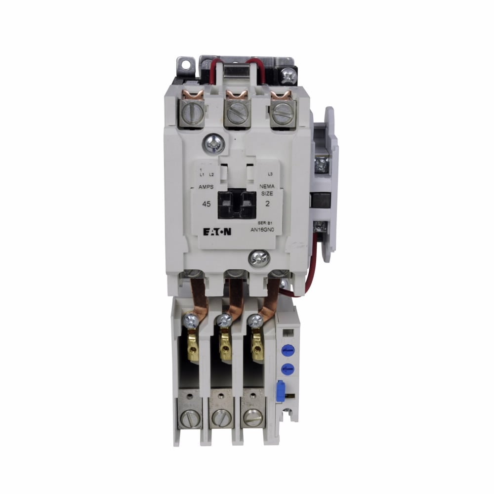 AN16GN0AB Freedom Non-Reversing NEMA Starter With C306 Bi-Metal Reset Overload Relay, 110/120 V AC V Coil, 3 Poles, NEMA 2 Enclosure