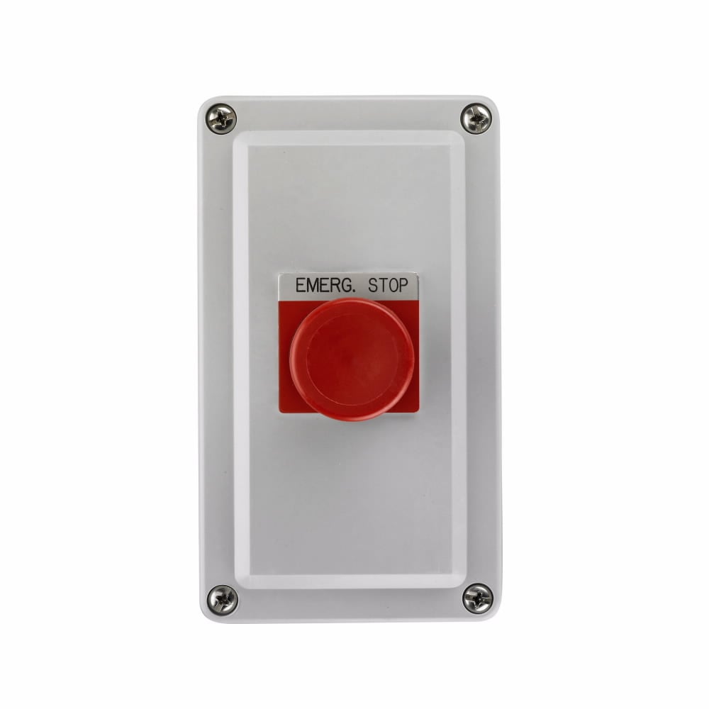 10250T7019 Assembled Heavy Duty Pushbutton Control Station, 1NO-1NC Contact, 1 Operators, NEMA 4/4X/12/13 NEMA Rating