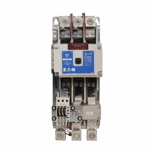 AN16SN0CB Freedom Type AN16 Horizontal Open NEMA Starter, 440/480 VAC V Coil, Non-Reversing Action, 3 Poles, NEMA 5 Enclosure
