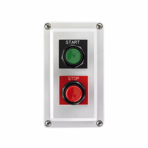 10250T7023S Assembled Heavy Duty Pushbutton Control Station, 1NO-1NC Contact, 2 Operators, NEMA 4/4X/12/13 NEMA Rating