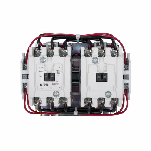 CN55DN3AB Freedom 1/3-Phase D-Frame Reversing NEMA Contactor With Steel Mounting Plate, 110/120 V AC V Coil, 27 A, 1NO Contact, 3 Poles