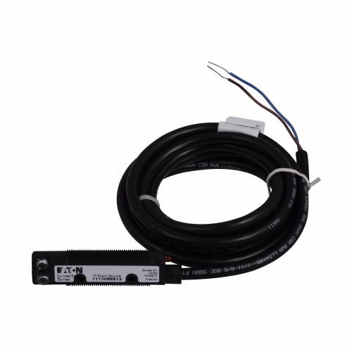 11100R6513 Comet Forward Viewing Photoelectric Sensor, Tubular Shape, 20 ft, Visible Red Sensing Beam, 10 ms Response, NPN Open Collector/VMOS Output