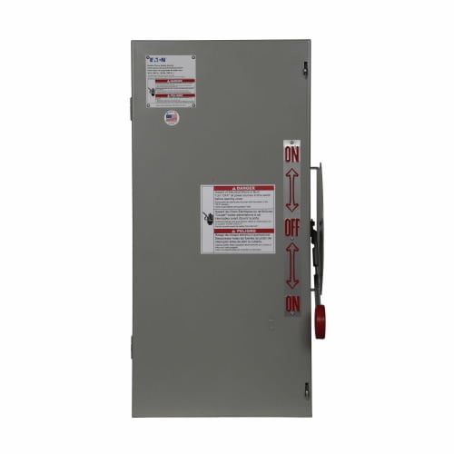 DT321UGK K Series Heavy Duty Non-Fusible Safety Switch, 240 V AC/250 V DC, 30 A, 3 Form C 3PDT Contact, 3 Poles