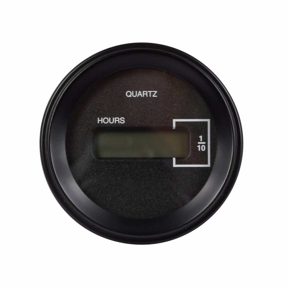 E42DIR48230R E42DI24/E42DIR Hour Model Elapsed Time Meter, 6 Digits, Round LCD Display
