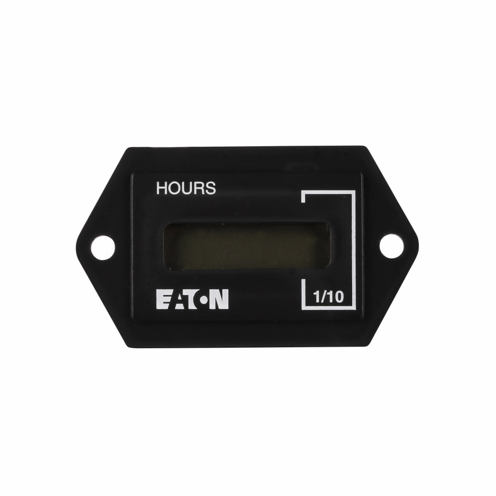 E42DI2448230R Hour Model Rectangular Elapsed Time Meter, 6 Digits, LCD Display