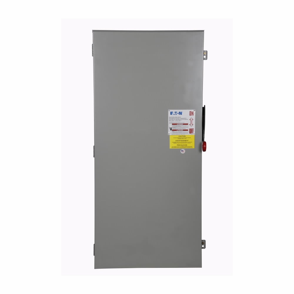 DG226FRK K Series Cartridge Fusible General Duty Safety Switch, 240 V AC, 600 A, 75 hp, 200 hp, DPST Contact, 2 Poles