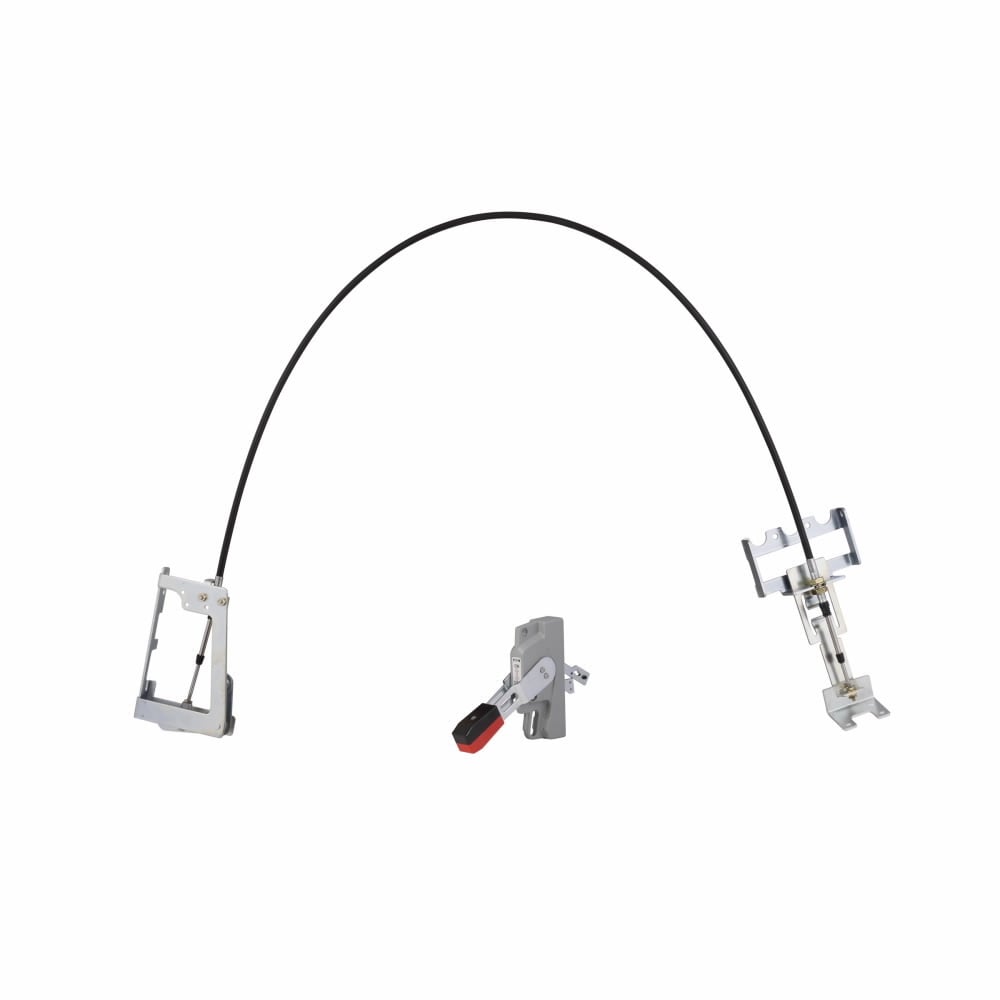 F3S05C C Series Handle Mechanism, NEMA 1/3R/12 NEMA Rating, For Use With C Series K-Frame Molded Case Circuit Breaker, Flexible Shaft Handle to Device Connection