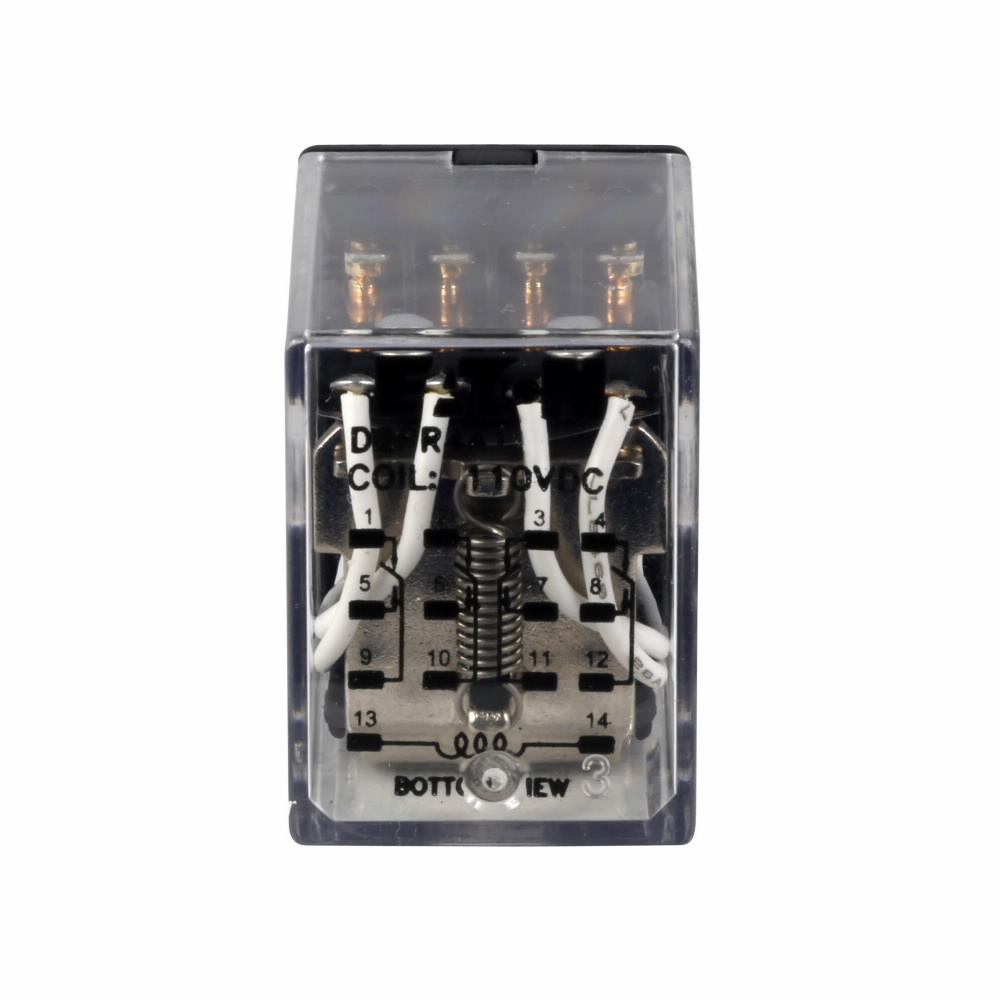 D2PR5T Standard General Purpose Relay, 16 A, 2 Form C DPDT Contact, 24 V AC V Coil