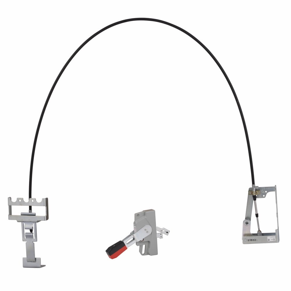 F3S06C C Series Handle Mechanism, NEMA 1/3R/12 NEMA Rating, Universal Rotary Handle/Operation, For Use With C Series K-Frame Molded Case Circuit Breaker, Flexible Shaft Handle to Device Connection