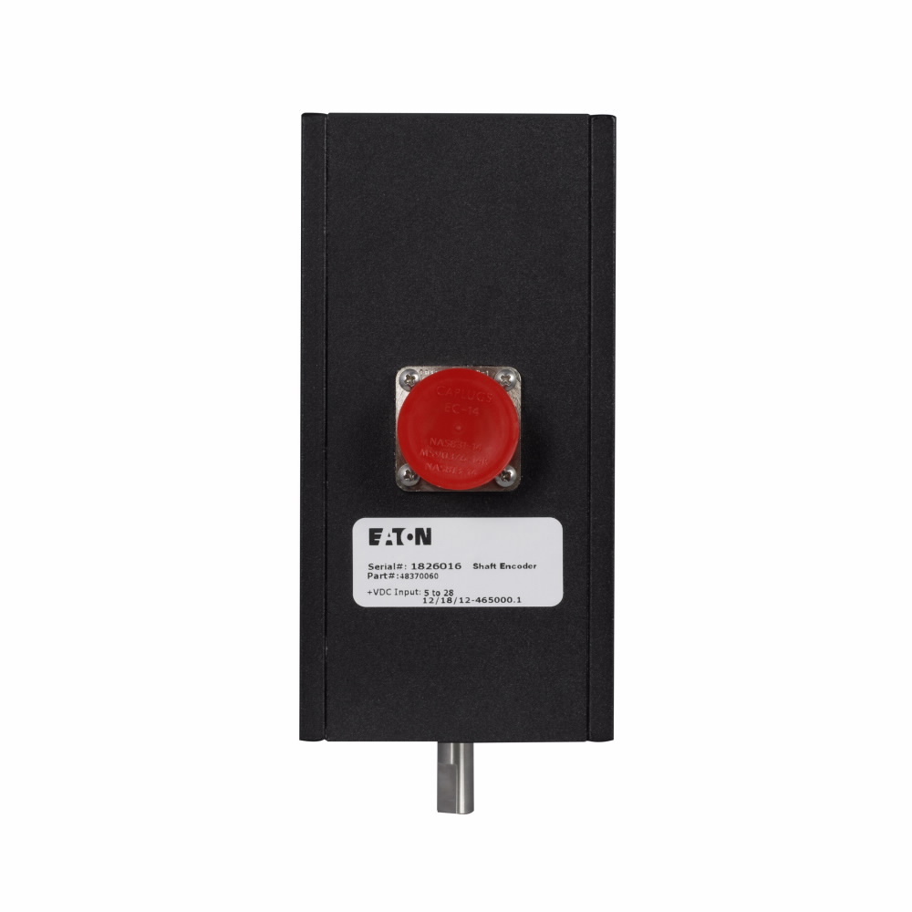 48371600 Heavy Duty Quadrature Shaft Encoder, 5 to 28 VDC, 80 mA, 3/8 in Dia, Aluminum