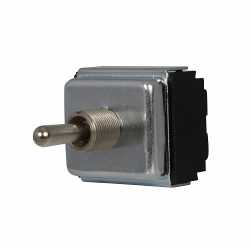 E10E315DS AC Rated On/Off Toggle Switch, 125/250 V AC, 10/15 A, 3/4 hp Power Rating, 3PDT Contact