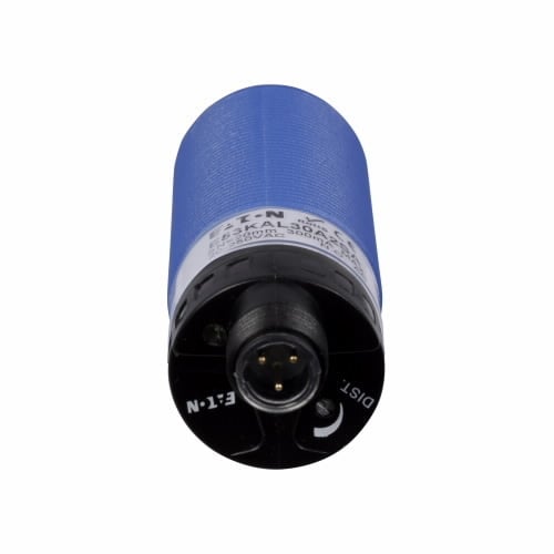E53KAL30A2SA 2-Wire Threaded Straight Shielded Proximity Sensor, Capacitive, NPN/PNP Output, 1NO Contact, 20 to 250 V AC, 15 Hz Switching Speed