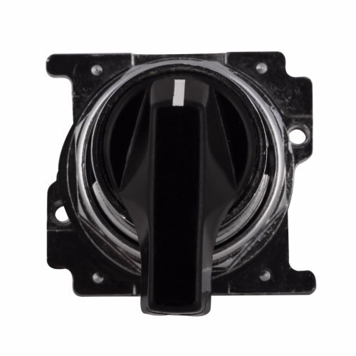 10250T3023-23 Assembled Heavy Duty Non-Illuminated Selector Switch With Cap, 30.5 mm, 2NO-2NC Contact, Slow Make/Slow Break Contact, Black