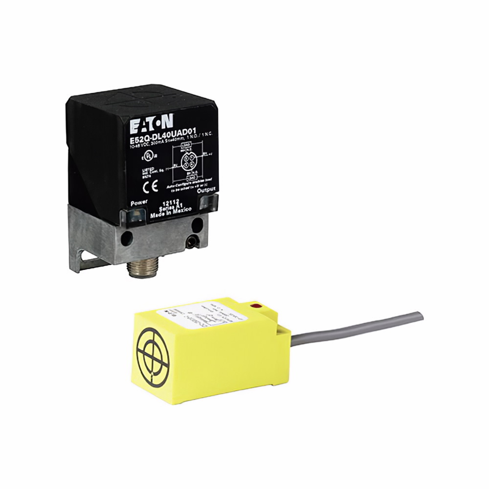 E52-18RU04-BN 3-Wire Rectangular Style Unshielded Proximity Sensor, Inductive, PNP Open Collector Output, 1NO Contact, 10 to 30 V DC, 500 Hz Switching Speed