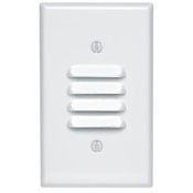 84080-40 Standard Size Louver Wall Plate, 1 Gangs, 2-3/4 in W x 4-1/2 in H, 302 Stainless Steel