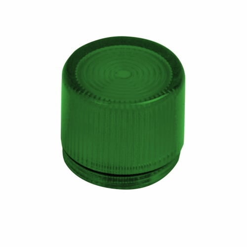 E34V3 Blank Corrosion-Resistant Oiltight/Watertight Pushbutton Lens, 1 in L x 1 in W x 0.8 in H, NEMA 3/3R/4/4X/12/13/IP65, Round, Plastic