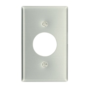 83004 Standard Size Traditional Wall Plate, 1 Gangs, 2-3/4 in W x 4-1/2 in H, Aluminum