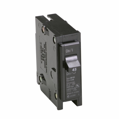 BR145 Miniature Circuit Breaker, 45 Amp, 1 Pole, 120/240V