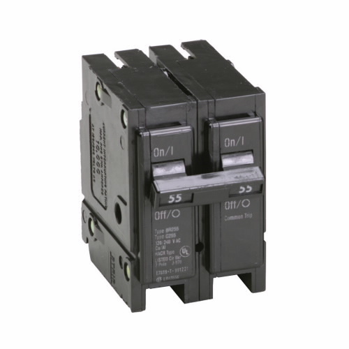 BR255 Miniature Circuit Breaker, 55 Amp, 2 Pole, 120/240V