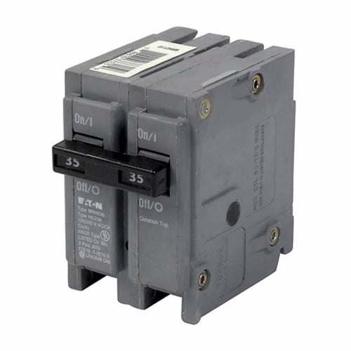BRH235 Miniature Circuit Breaker, 35 Amp, 2 Pole, 120/240V