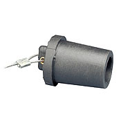 17P21-B Male Taper Nose Protective Cap, For Use With 17 and 23 Series Cam Type Connector, TPV, Blue