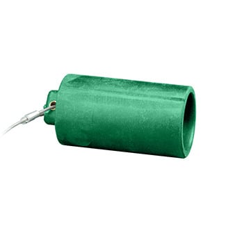 17P22-G Female Taper Nose Protective Cap, For Use With 17 and 23 Series Cam Type Connector, TPV, Green