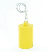 17P22-Y Female Taper Nose Protective Cap, For Use With 17 and 23 Series Cam Type Connector, TPV, Yellow