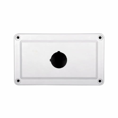 E34N51 1-Element 1-Hole Corrosion-Resistant Heavy Duty In-Line Oiltight Watertight Pushbutton Enclosure, 6.63 in L x 3.81 in W x 3.38 in D, NEMA 3/4X/12 NEMA Rating, Polyester