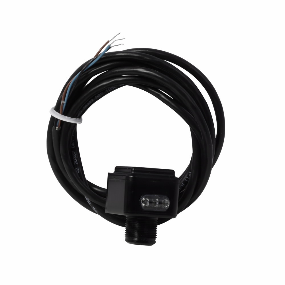 E65-SMPR3-GD SM Series 3-Wire Photoelectric Sensor, Rectangle Shape, 10 ft, Visible Red Sensing Beam, 16 ms Response, NPN Open Collector/VMOS Output