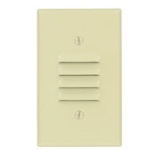 86080 Standard Size Wall Plate, 1 Gangs, 4-1/2 in W x 2-3/4 in H, Thermoset, Ivory