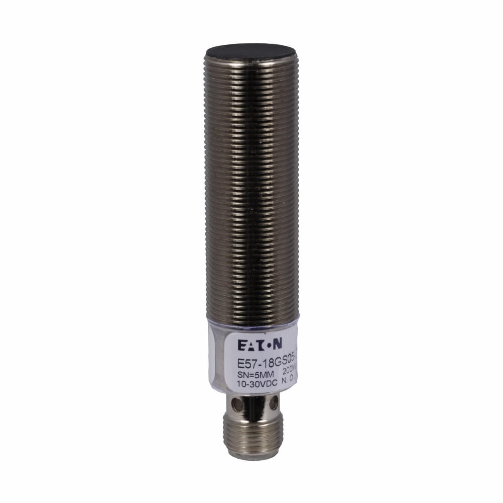 E57-18GS05-DDB Global 2-Wire Shielded Proximity Sensor, Inductive, NPN/PNP Output, 1NO Contact, 10 to 30 V DC, 1 kHz Switching Speed