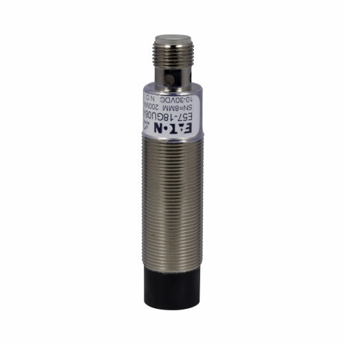 E57-18GU08-GDB Global Unshielded Proximity Sensor, Inductive, PNP Open Collector Output, 1NO Contact, 10 to 30 V DC