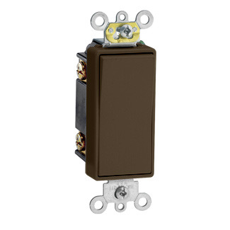5693-2 Self-Grounding AC Quiet Switch, 120/277 V AC, 15 A, 1/2 hp, 2 hp Power Rating