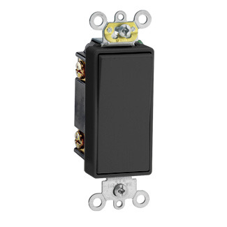 5693-2E Self-Grounding AC Quiet Switch, 120/277 V AC, 15 A, 1/2 hp, 2 hp Power Rating