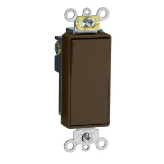 5691-2 Self-Grounding AC Quiet Switch, 120/277 V AC, 15 A, 1/2 hp, 2 hp Power Rating