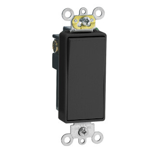 5691-2E Self-Grounding AC Quiet Switch, 120/277 V AC, 15 A, 1/2 hp, 2 hp Power Rating