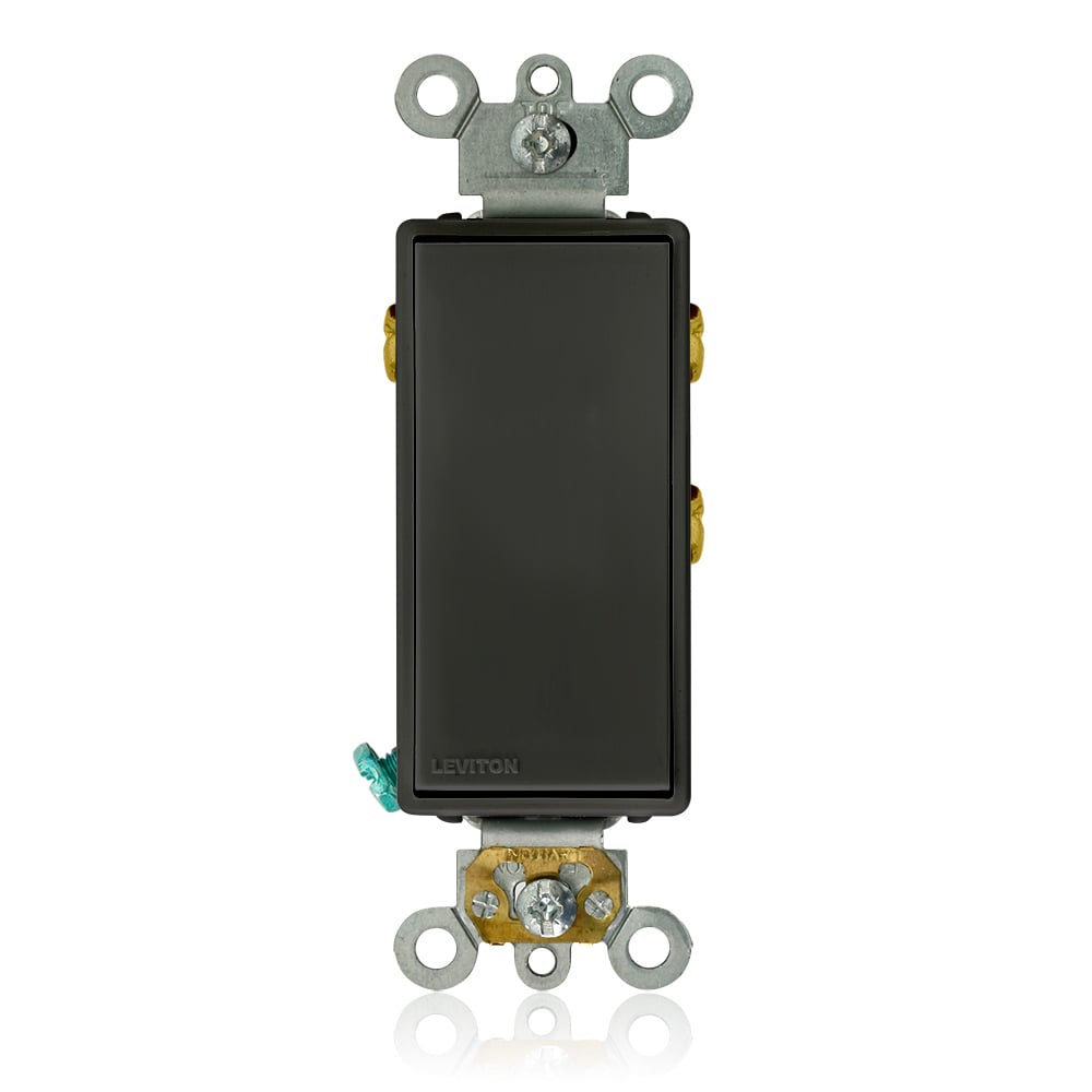 5685-2E Self-Grounding AC Quiet Switch, 120/277 V AC, 15 A, 1/2 hp, 2 hp Power Rating, SPDT Contact