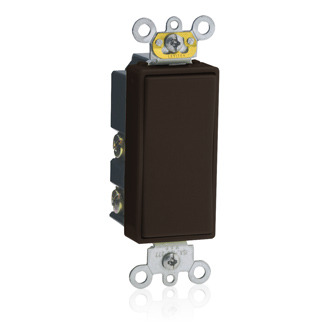 5657-2 Self-Grounding Quiet Switch, 120/277 V AC, 15 A, 1/2 hp, 2 hp Power Rating, SPDT Contact