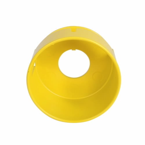 10250TA56Y Heavy Duty Shroud With Enclosure, For Use With Jumbo Mushroom Head Operator, 30.5 mm, Yellow