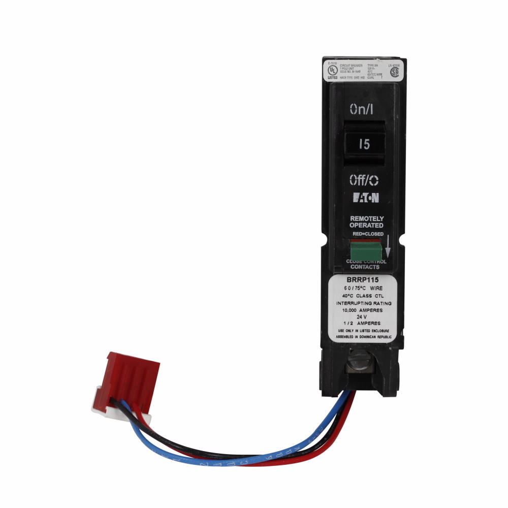 BRRP120 Miniature Circuit Breaker, 20 Amp, 1 Pole, 120V