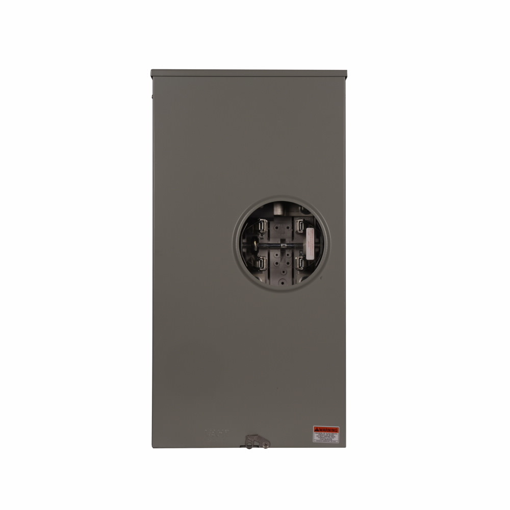 UTH4338UCH Single Position Meter Socket, 320 Amp, 1 Phase, Ringless, Lever, 4 Jaw, OH, UG, 600V, Triplex, 3 Wire