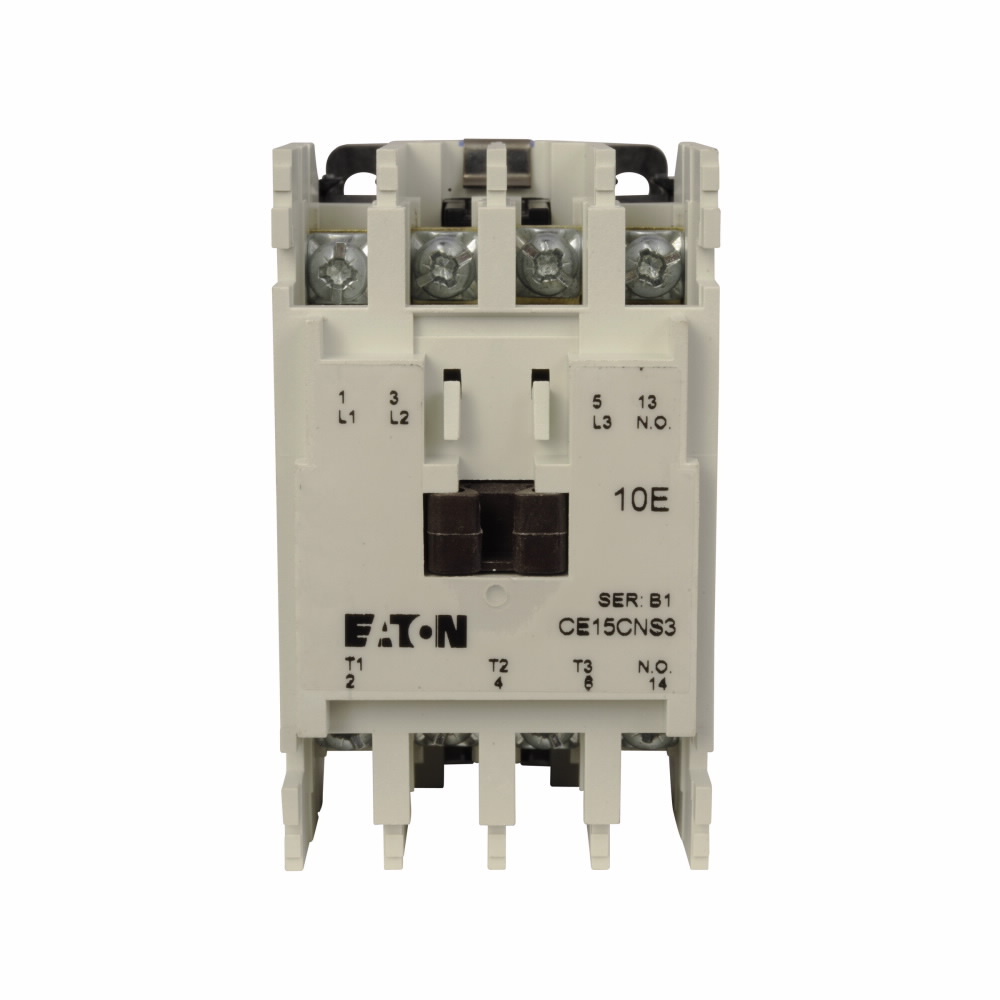 CE15ANC3AB Freedom Non-Reversing IEC Contactor, 110/120 V AC V Coil, 1NC Contact, 3 Poles