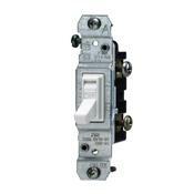 1451-4W Grounding AC Quiet Toggle Switch, 120 V AC, 15 A, 1/2, 2 hp Power Rating