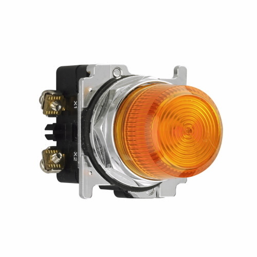 10250T197LYP24 10250T Heavy Duty Full Voltage Standard Oiltight Watertight Indicating Light, 24 V AC/DC