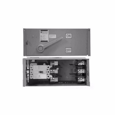 FDPBS324R Type FDPB Class R Branch Fusible Panel Board Switch, 240 V AC/250 V DC, 200 A, 60 hp, 40 hp, 3 Poles