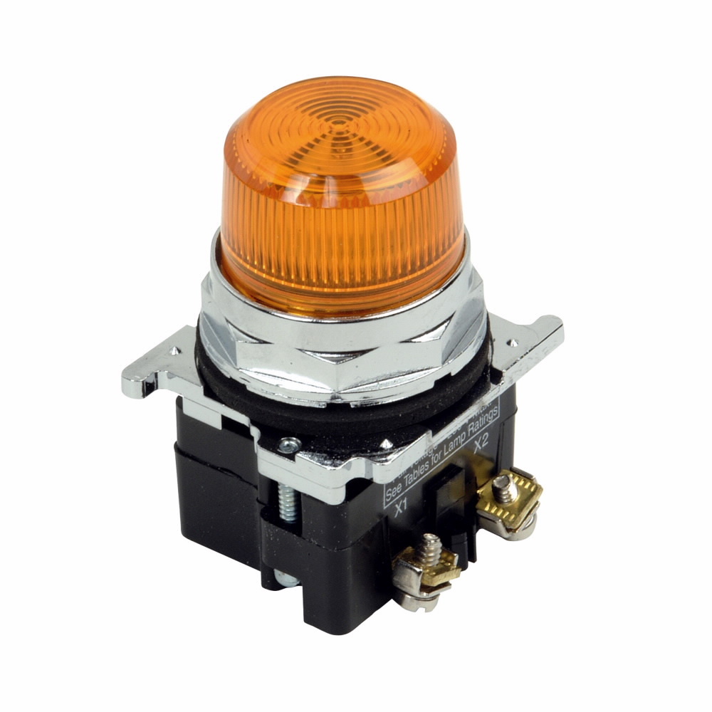 10250T197LAP2A 10250T Heavy Duty Full Voltage Oiltight Watertight Indicating Light, 120 V AC, Standard Lens, Panel Mount
