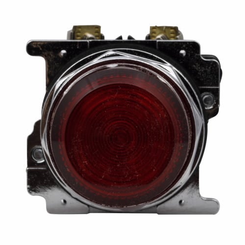 10250T181LRP06 10250T Heavy Duty Oiltight Watertight Standard Actuator Indicating Light, 120 V AC, 0.5 A, Fresnel Lens, Panel Mount