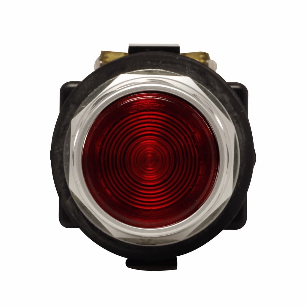 HT8GDRAF3 Oil/Watertight Illuminated Pushbutton, 30.5 mm, 1NO Contact, Red