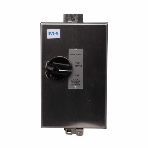 B100W1B Full Voltage Non-Reversing Watertight Manual Starter, 2 Poles, NEMA 4 Enclosure